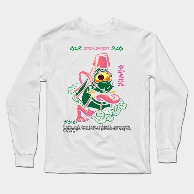 Zack Skaett Japanese anime art Long Sleeve T-Shirt by bougaa.boug.9